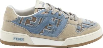 Fendi Sneakers, female, Beige, Size: 5 1/2 US Match Low Sneakers