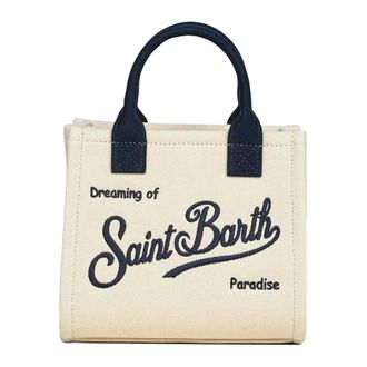 MC2 Saint Barth Tote Bags, female, Beige, Size: ONE SIZE Vanity Bag Midi - Shoulder Bag