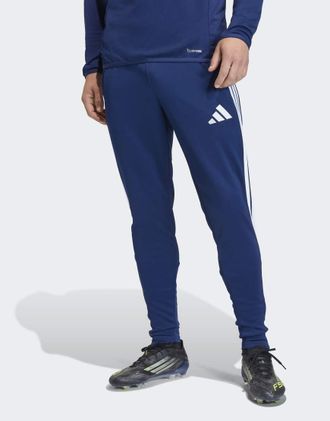 adidas Tiro26 League - Pantaloni da allenamento regular blu navy team 2 e bianco