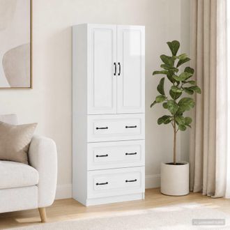 vidaXL Vidaxl Set Di Armadi 2 Pz 66 X 34,5 X 87 Cm Legno Ingegnerizzato