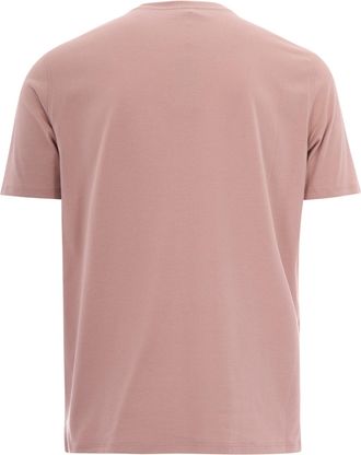 Emporio Armani Mens T-Shirt Essential Pima Cotton Pink T-Shirts And Polos
