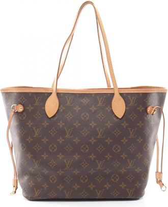 Louis Vuitton Brown Pvc Leather Handbag Tote Bag (Pre-Owned)