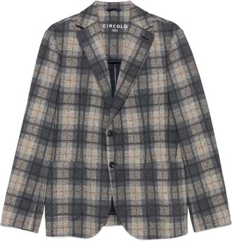 Circolo 1901 Blazer a quadri con bottoni - Blu