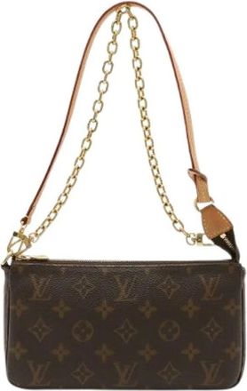 Louis Vuitton Pre-owned Pochette Accessoires Monogram 2way Bag - - Pre-owned - Donna - Marrone - ONE SIZE