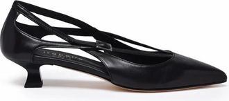 Isabelle Paris Black Leather Pumps