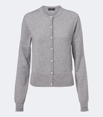 Dolce & Gabbana Embellished cashmere cardigan