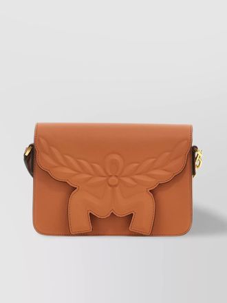 MCM heavenly embossed chain strap crossbody bag