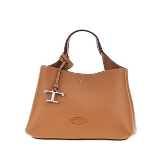 Tod's Grained leather micro shopping bag Woman One Size