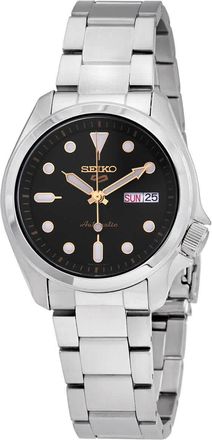 Seiko 5 Automatic Black Dial Stainless Steel Mens Watch SRPE57K1