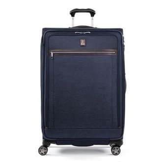 Travelpro Platinum Elite Softside Expandable Large 29-Inch Checked Luggage in True Navy Blue at Nordstrom