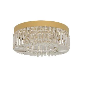 OEM L&aacute;mpara De Techo, Bombillas Led, Dise&ntilde;o Moderno, 50 Cm De Di&aacute;metro, Color Dorado, Regulable