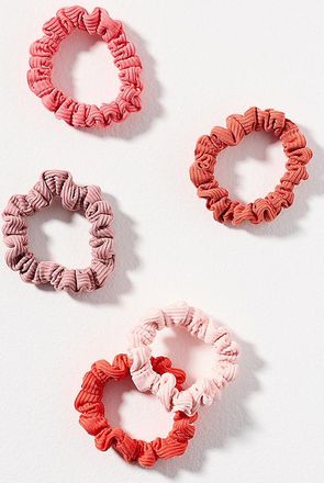 Anthropologie Ribbed Hair Ties, Set of 5