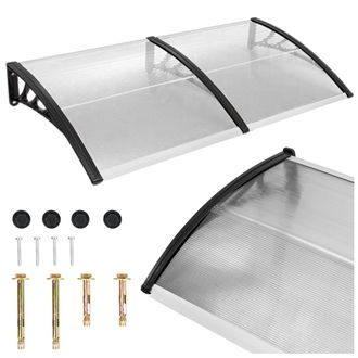 OEM Pensilina Sopra La Porta DIngresso, Tetto In Policarbonato Per Balcone, Finestra 200x100 Gogarden