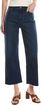 7 For All Mankind Alexa Dark Blue Cropped Jean