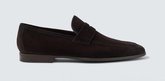 Magnanni Diezma II suede penny loafers