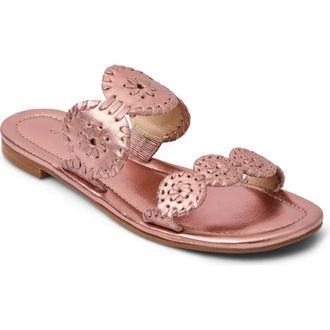 Jack Rogers Lauren II Sandal in Rose Quartz at Nordstrom, Size 5.5