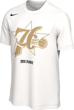 Nike Philadelphia 76ers Nike Mens NBA Basketball T-Shirt in White | JF1813-100