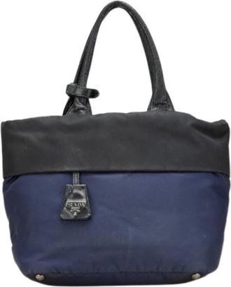 Prada Pre-owned Nylon prada-bags - Dames - Vintage Shopper - Blauw - ONE Size - Nylon - Vintage
