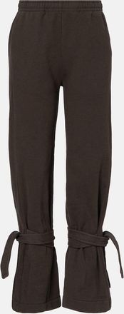 J.W.Anderson Pantaloni sportivi tapered in pile di cotone
