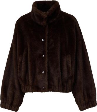 Max Mara Brenta Cropped Jacket - Dames - Jassen - Bruin - XS - Jassen