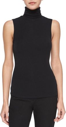 Theory Black Sleeveless Rollneck Wendel Top Size XS