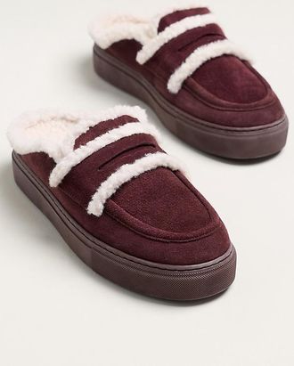 INUIKII Wool Mule Slides