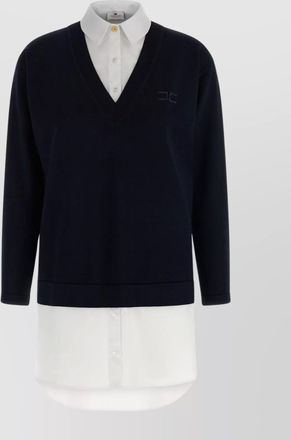 Elisabetta Franchi layered knee-length dress