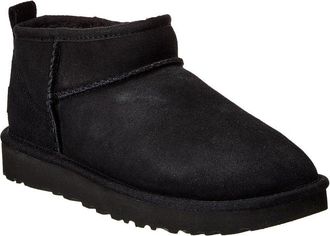 UGG Classic Ultra Mini Suede & Shearling Boot