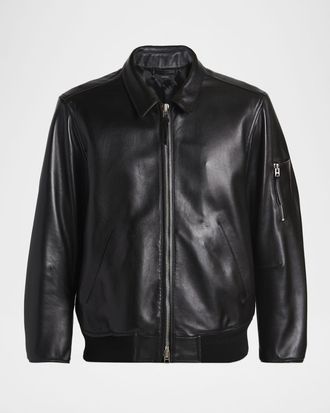 Tom Ford Men & apos;s Soft Nappa Leather Blouson Jacket