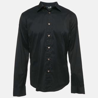 Love Moschino Black Cotton Button Front Shirt
