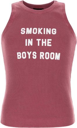 Dsquared2 Dark Pink Cotton Tank Top