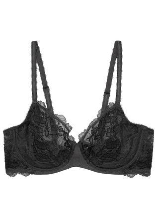 Wacoal Lace Perfection Underwired bra - Charcoal - 30FF
