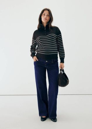 Mango Jeans diritti premaman blu - Donna - 38 - MANGO