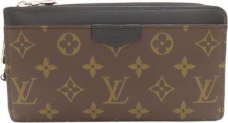 Louis Vuitton Monogram Black Monogram Monogram Long Wallet (Bi-Fold) (Pre-Owned)