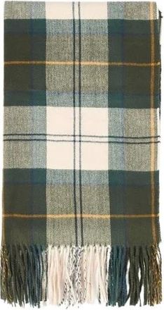 Barbour Stanway Tartan Wrap - - Accessories - Donna - Verde - ONE SIZE