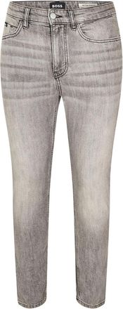 HUGO BOSS Mens Delaware 10265597 01 Slim Fit Jeans in Black - Grey - Size 40W/34L