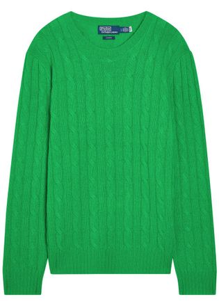 Polo Ralph Lauren Cable-knit Cashmere Jumper - Green - M