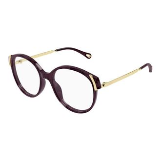 Chlo&eacute; Rond Optisch Montuur - Dames - Brillen - Paars - 54 MM - Accessoires