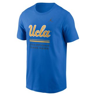 Nike Jordan Mens UCLA Sideline Jordan Brand Dri-FIT College T-Shirt in Blue | 0JET44UUCL-ZK0