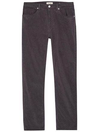 Frame Denim Modern Straight-leg Twill Jeans - Charcoal - 38 (W38 / Xxl)