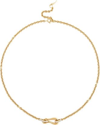 Dinny Hall Toro Lasso Lab-Created Diamond necklace - Gold