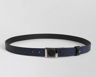 Dolce & Gabbana calf leather square buckle belt