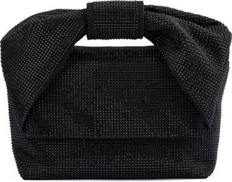 Olga Berg Alinta Hotfix Top Handle Bag in Black at Nordstrom