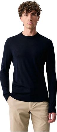 Guess Neven Trui - Heren - Truien - Blauw - Maat: S Wol