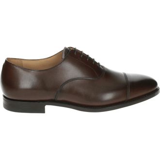 Crockett & Jones Bruine Zakelijke Lage Leren Schoenen - Heren - Nette schoenen - Bruin - 46 EU - Leer - Schoenen