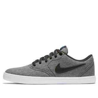 Nike Check Solarsoft Canvas SB Black White 843896-004