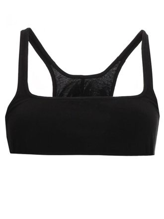 Rick Owens Black Unhorny T Square Neck Tank Top