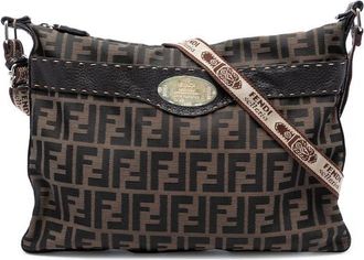 Fendi Pre-owned Fendi Zucca Canvas Selleria Crossbody Ladies T2W1G2ZXMF5ZYXAT
