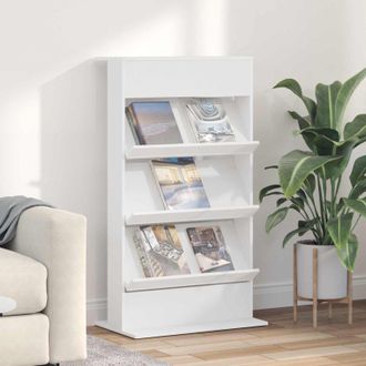 vidaXL Estante De Revistas 70 X 41 X 126 Cm Madera De Ingenier&iacute;a Vidaxl