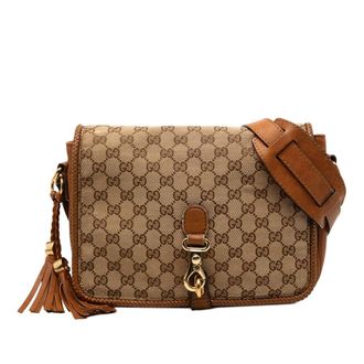 Gucci Pre-owned Gucci GG Canvas Marrakech Crossbody Ladies 257024.213317